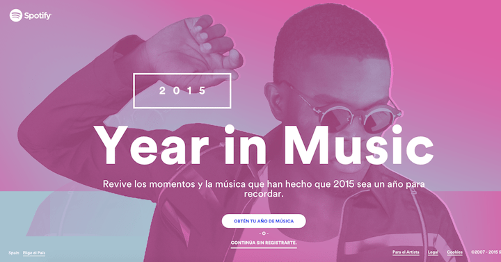 Imagen - Spotify Year in Music: recuerda la música de tu año 2015