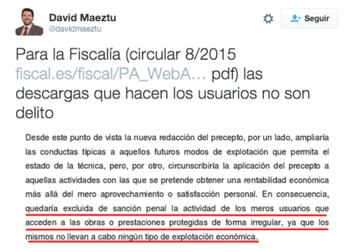 Imagen - Si descargas y no ganas dinero por ello no es ilegal