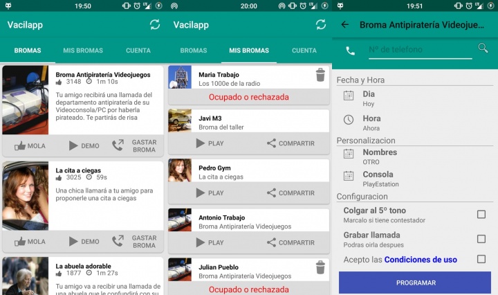 Imagen - Vacilapp, la app de bromas por teléfono para Android
