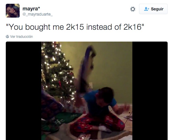 Imagen - Un ni&ntilde;o se enfada al abrir su regalo de Navidad y se hace viral