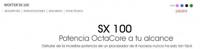 Imagen - Dónde comprar la Woxter SX 100
