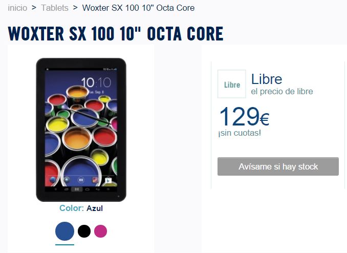 Imagen - Dónde comprar la Woxter SX 100