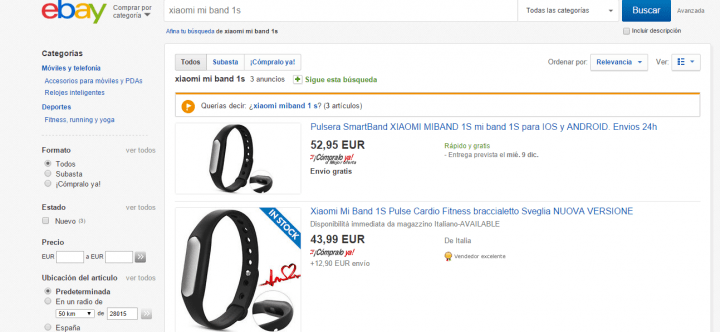 Imagen - 5 webs donde comprar la Xiaomi Mi Band 1S