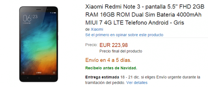 Imagen - D&oacute;nde comprar el Xiaomi Redmi Note 3