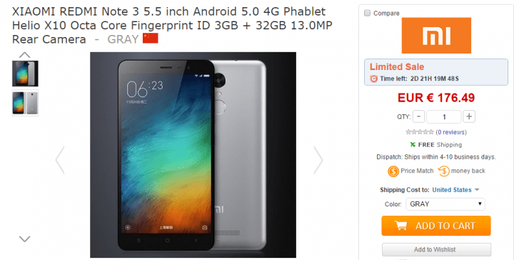 Imagen - D&oacute;nde comprar el Xiaomi Redmi Note 3