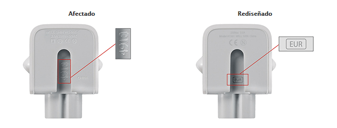 Imagen - Apple anuncia el reemplazo de adaptadores de corriente defectuosos