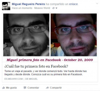 Imagen - &iquest;Cu&aacute;l fue tu primera foto en Facebook?, el nuevo viral de moda