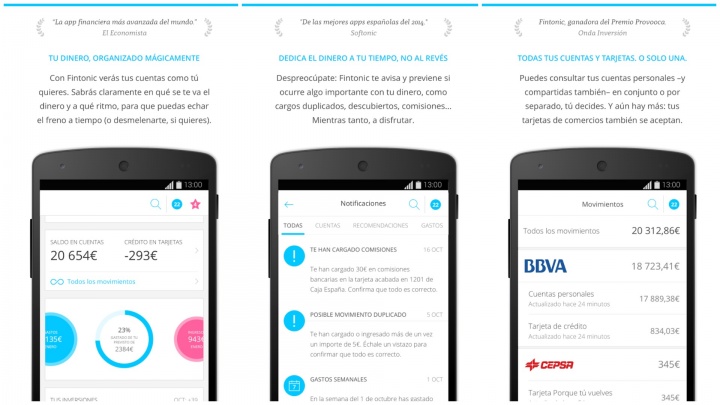 Imagen - Fintonic, la app para controlar todas tus cuentas
