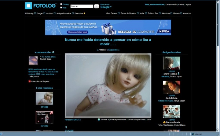 Imagen - Fotolog ca&iacute;do: &iquest;qu&eacute; ocurre?