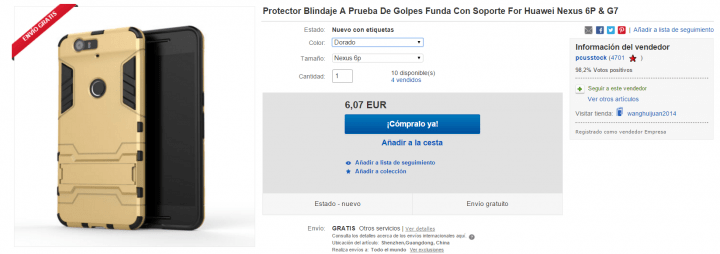 Imagen - 5 fundas para el Nexus 6P