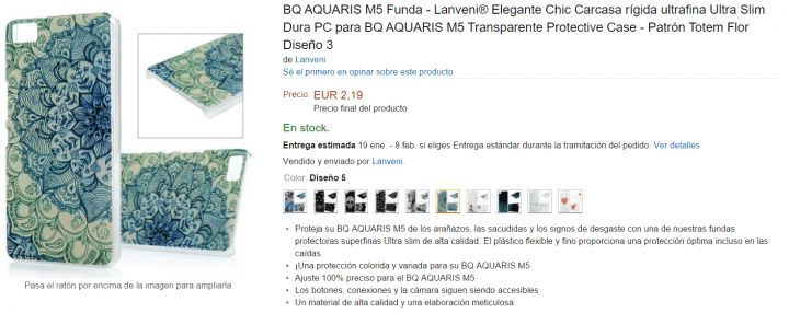 Imagen - 7 fundas para el bq Aquaris M5