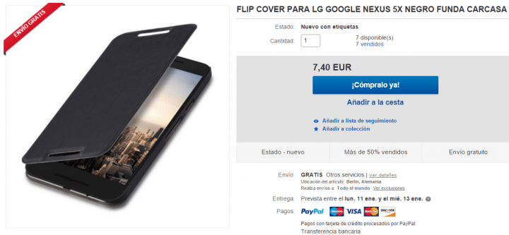 Imagen - 5 fundas para el Nexus 5X