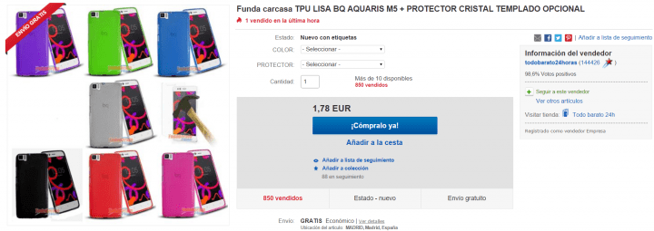 Imagen - 7 fundas para el bq Aquaris M5