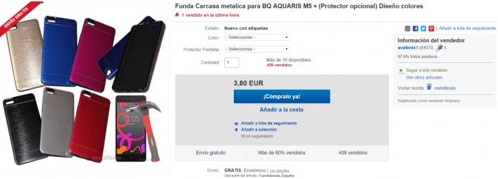 Imagen - 7 fundas para el bq Aquaris M5
