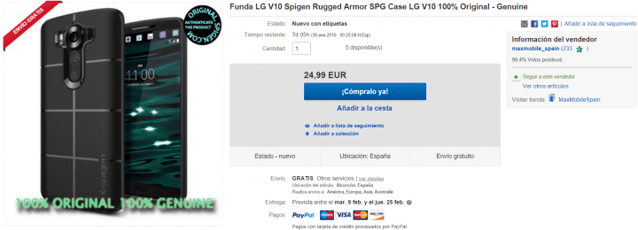 Imagen - 7 fundas para el LG V10