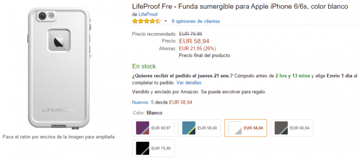 Imagen - 5 fundas sumergibles para el iPhone 6S