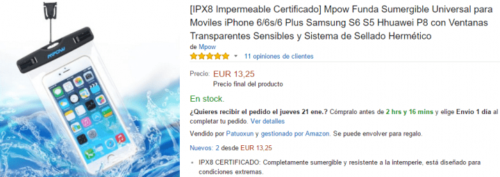 Imagen - 5 fundas sumergibles para el iPhone 6S