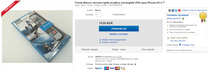 Imagen - 5 fundas sumergibles para el iPhone 6S