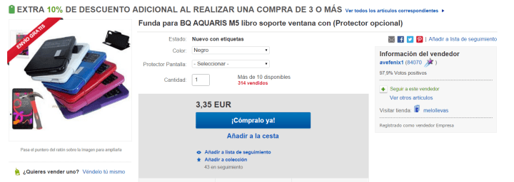 Imagen - 7 fundas para el bq Aquaris M5