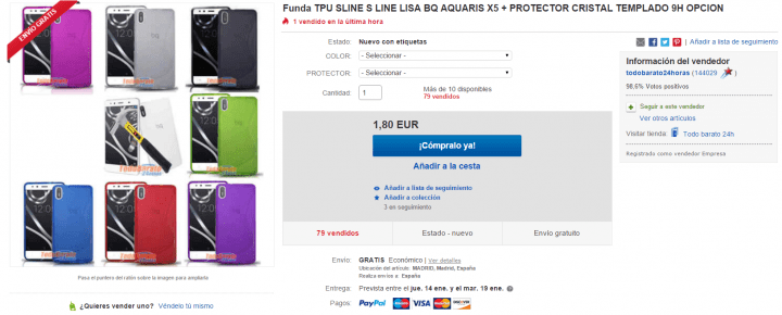 Imagen - 5 fundas para el bq Aquaris X5