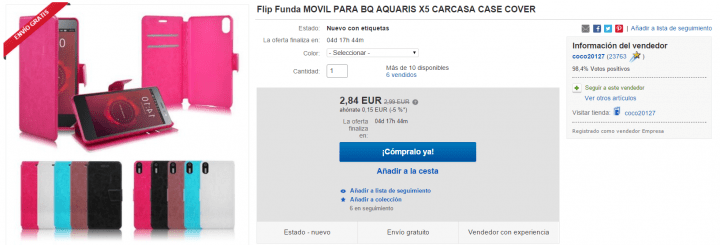 Imagen - 5 fundas para el bq Aquaris X5