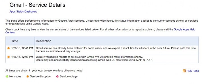 Imagen - Gmail sufre problemas para algunos usuarios