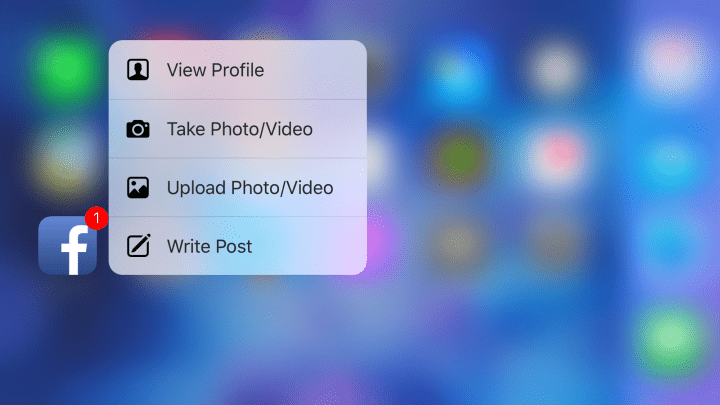 Imagen - Facebook mejora 3D Touch en su app para iPhone