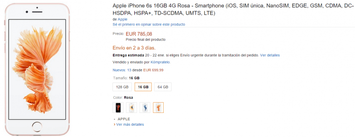Imagen - 5 smartphones de color rosa