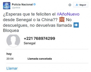 Imagen - Cuidado con las llamadas de desconocidos en Año Nuevo