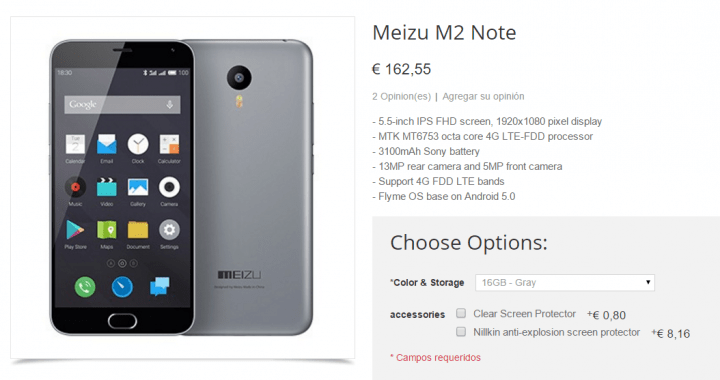 Imagen - Dónde comprar el Meizu M2 Note