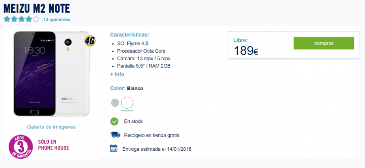 Imagen - Dónde comprar el Meizu M2 Note