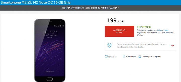 Imagen - Dónde comprar el Meizu M2 Note