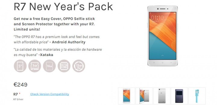 Imagen - Compra el OPPO R7 con 100 euros de descuento durante 48 horas