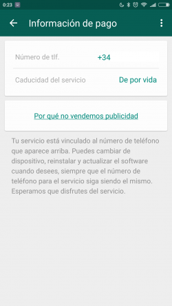 Imagen - WhatsApp ya es gratis: Servicio de WhatsApp extendido de por vida