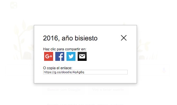 Imagen - Google celebra el A&ntilde;o bisiesto con un Doodle