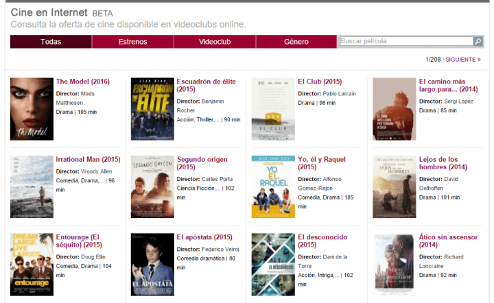 Imagen - El Gobierno lanza un buscador y comparador de pel&iacute;culas online