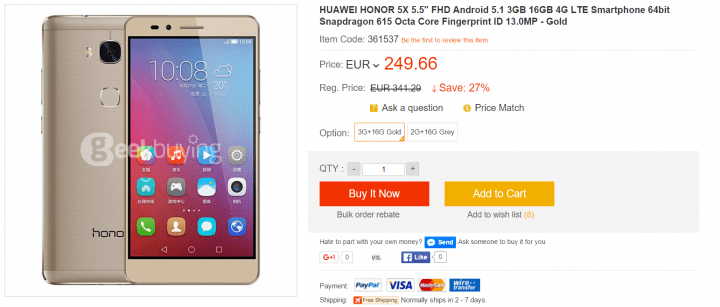 Imagen - D&oacute;nde comprar el Honor 5X