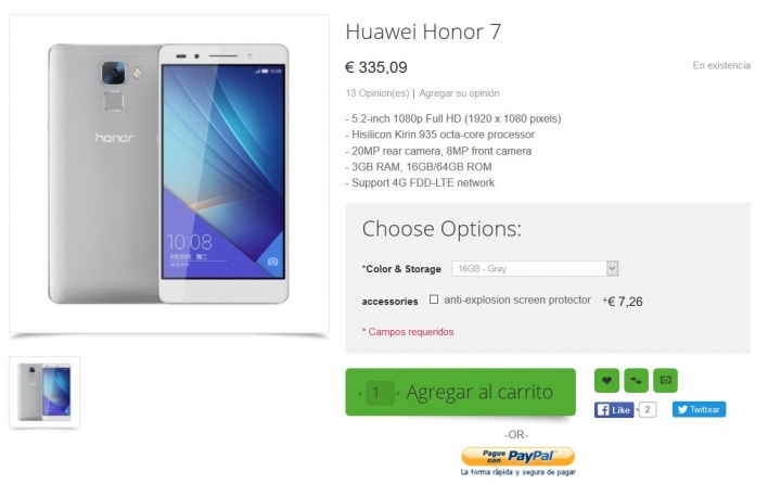 Imagen - D&oacute;nde comprar el Honor 7