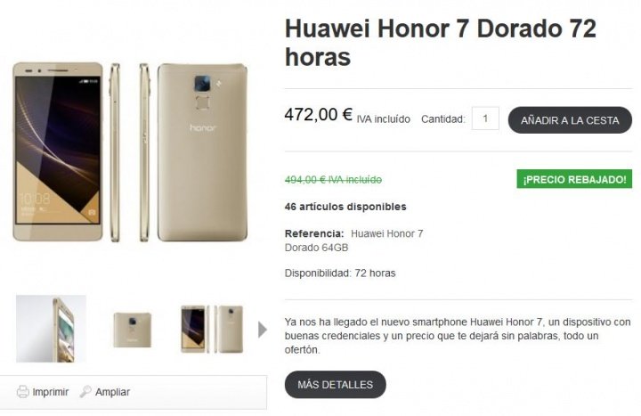 Imagen - D&oacute;nde comprar el Honor 7