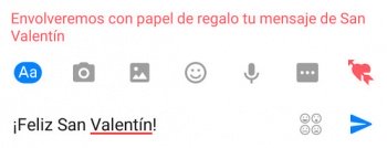 Imagen - C&oacute;mo enviar mensajes de San Valent&iacute;n envueltos como un regalo en Facebook Messenger