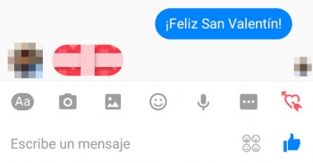Imagen - C&oacute;mo enviar mensajes de San Valent&iacute;n envueltos como un regalo en Facebook Messenger