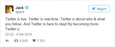 Imagen - Twitter seguirá con un timeline cronológico