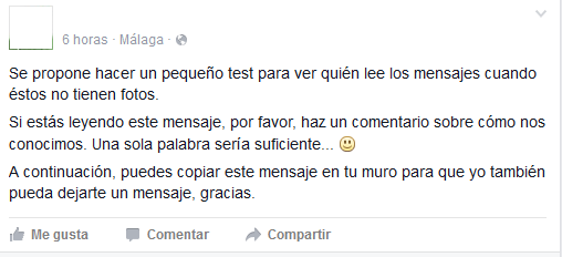 Imagen - Usuarios de Facebook realizan test para ver qui&eacute;n lee los mensajes cuando no tienen fotos