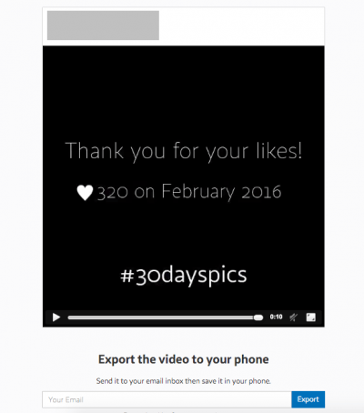 Imagen - 30dayspics, crea un álbum con las últimas 30 fotos de Instagram