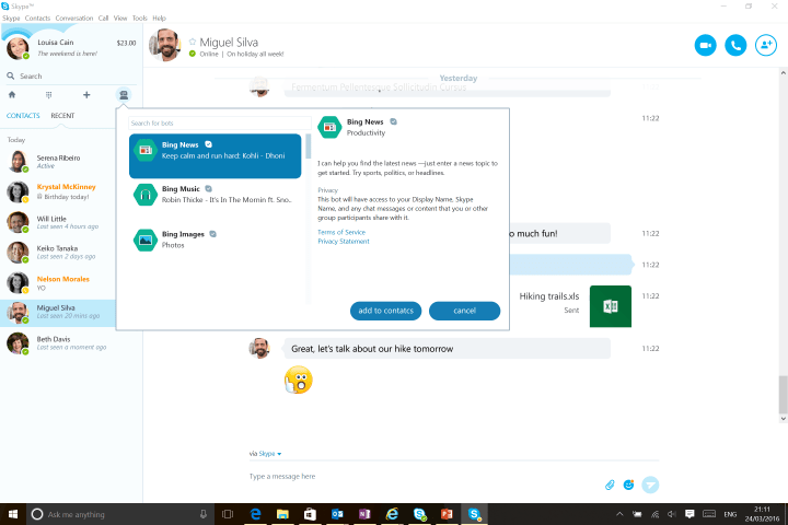 Imagen - Skype integrará a Cortana