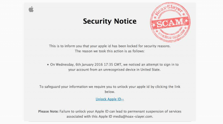 Imagen - Un supuesto email de Apple roba tu contraseña