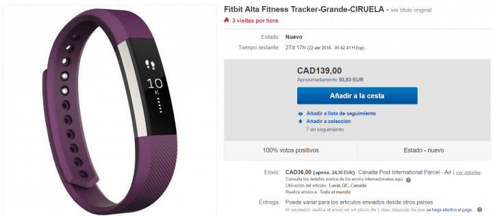 Imagen - D&oacute;nde comprar la Fitbit Alta