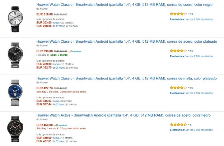 Imagen - 5 tiendas d&oacute;nde comprar el Huawei Watch