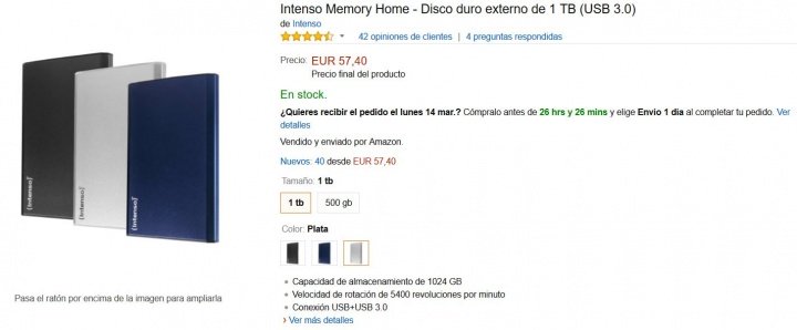 Imagen - 7 discos duros externos baratos