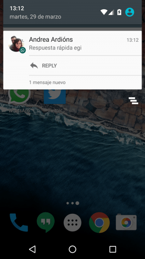 Imagen - WhatsApp 2.12.560 trae la respuesta rápida para todos